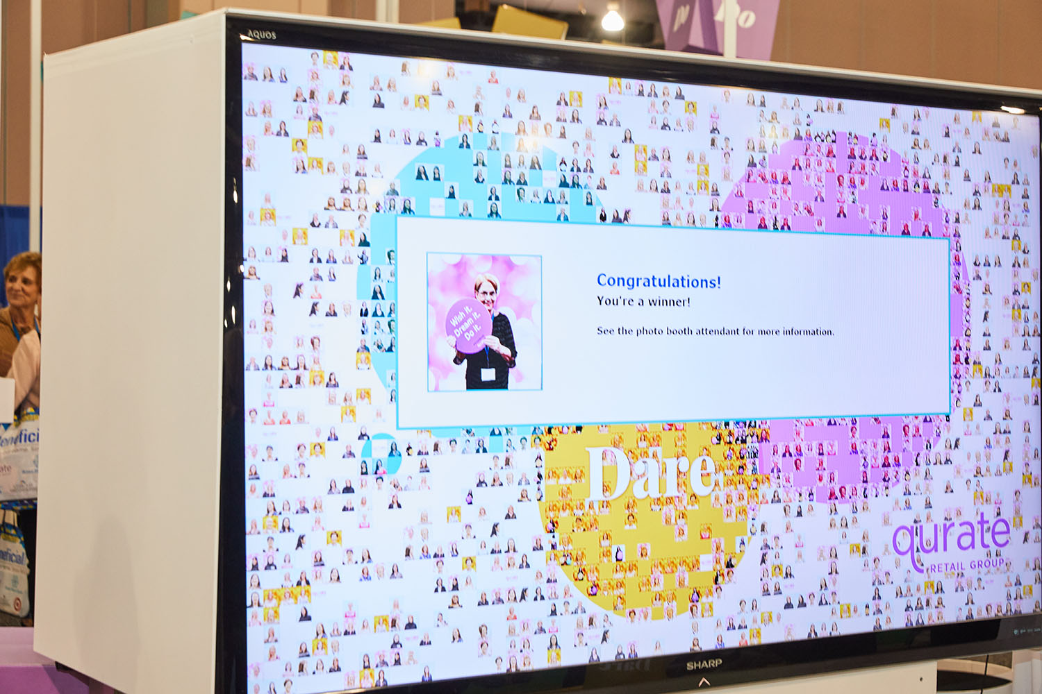 Image 3_PA Conference for Women attendees particpate in QVC Group's #dreamdaredo social activation.